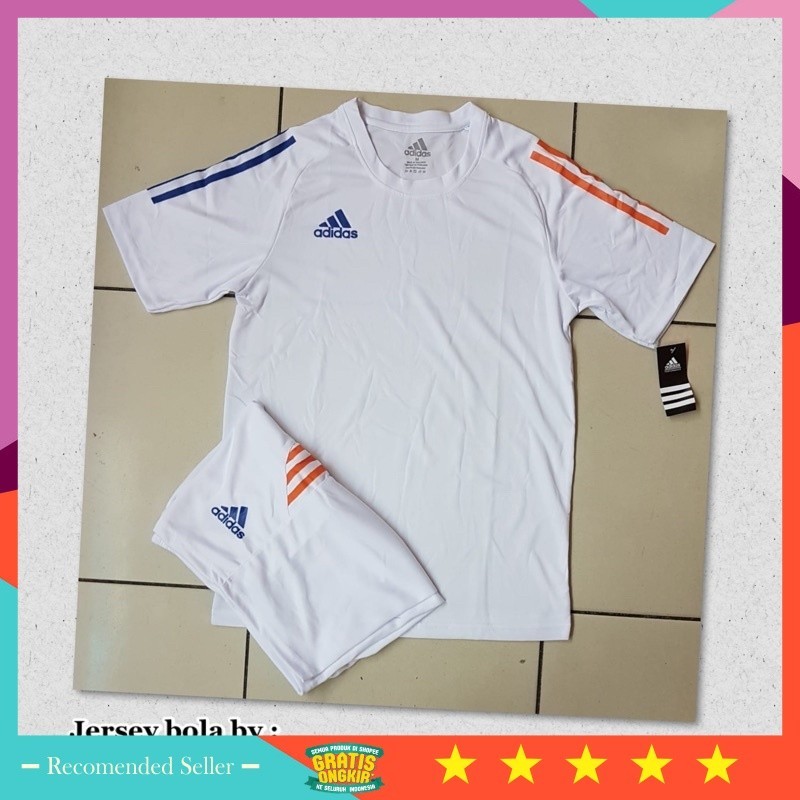 Pakaian Olahraga Murah Style Keren kekinian / Jersey | setelan futsal ADID POLOSAN NEW M L XL BAHAN 