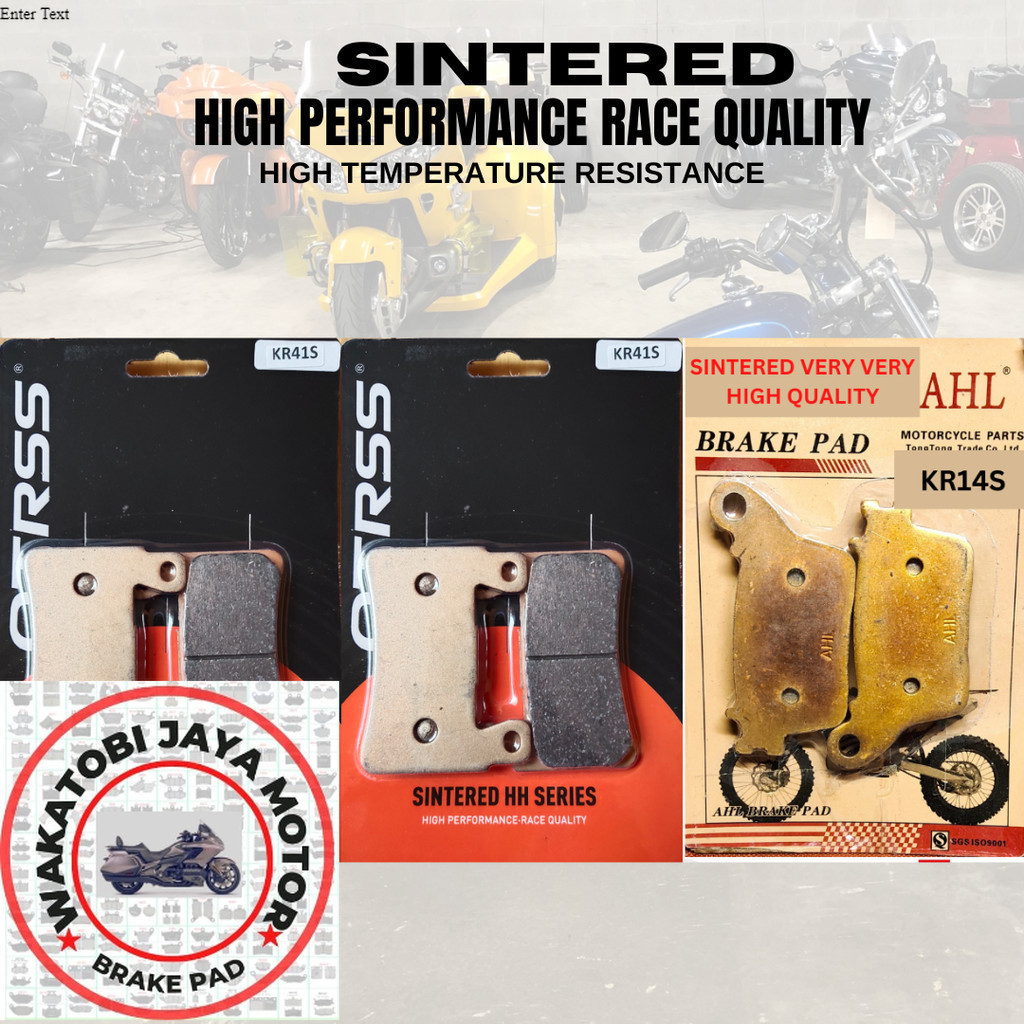 Kampas rem Kawasaki Ninja ZX-6R ZX6R ZX 6R ZX636 ZX 636 2013 - 2020 Sintered