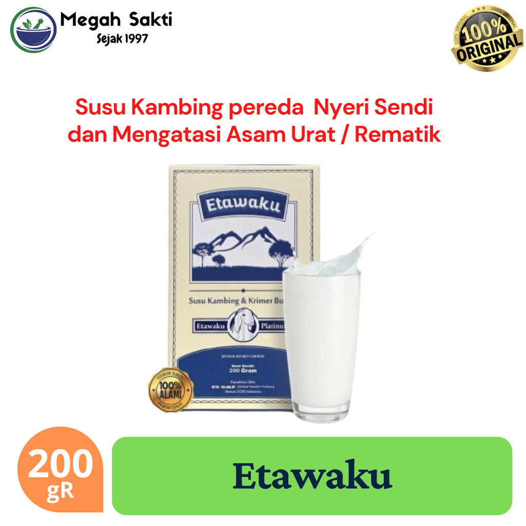 

MGS - EtawaKu | Susu Kambing Etawa 100% Murni Sehat untuk Tulang Sendi 200 gR