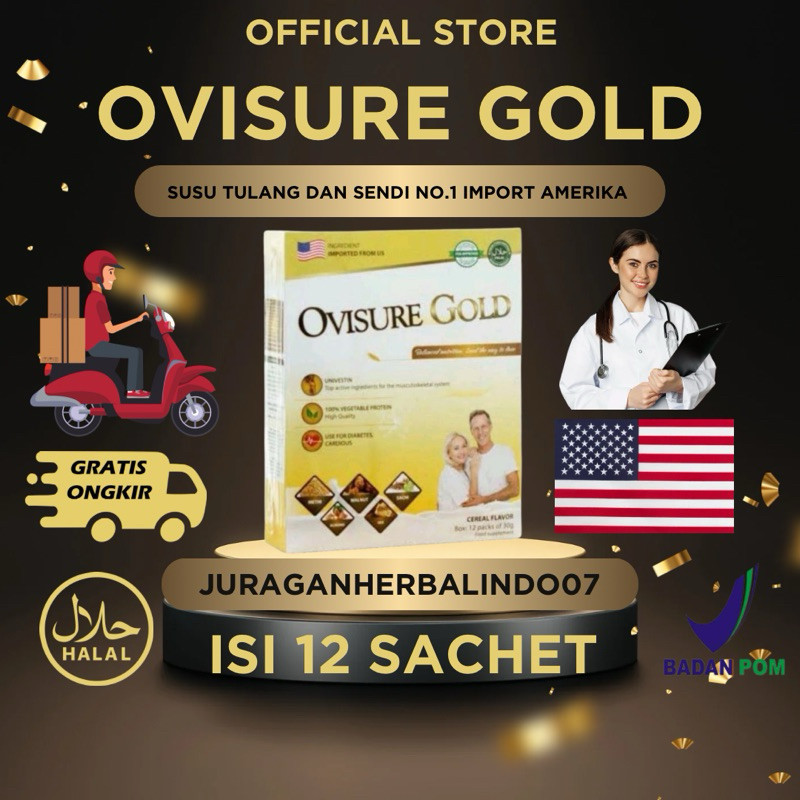 

OVISURE GOLD 1 BOX SUSU USA VITAMIN SENDI ORIGINAL