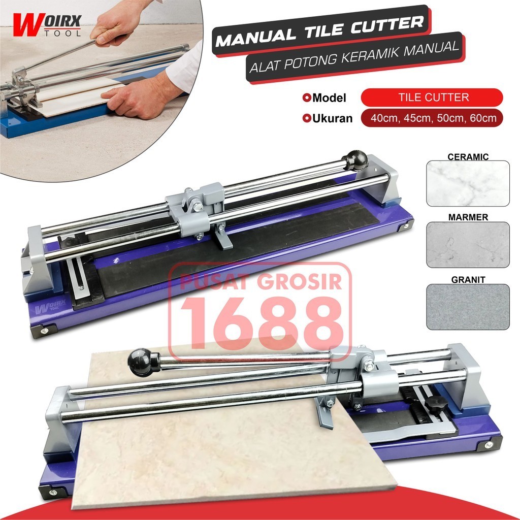 Pemotong Keramik Granit Manual 40CM 45CM 50CM 60CM