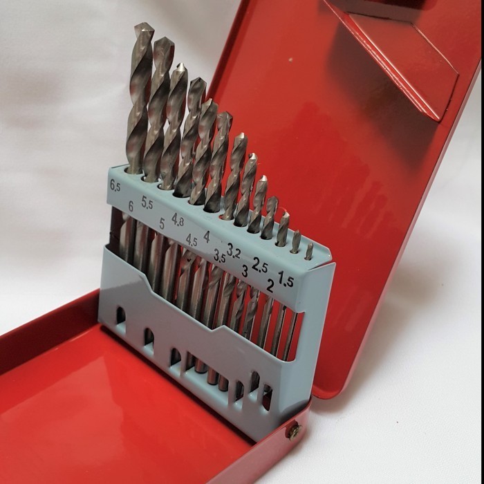 mata bor besi kugel Kugel Drill Bit HSS 13 pcs/set - Kugel Mata Bor Besi HSS 13 pcs/set