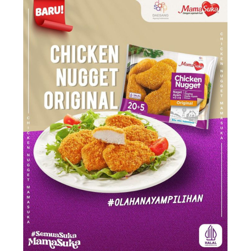 

Mamasuka Original Nugget 400 gr (ISI 20+5 PCS)