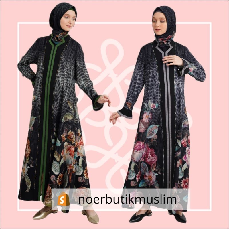 Hikmat Fashion Original A5633-06 Abaya Hikmat A5633-06 - noerbutikmuslim - Gamis lebaran - Gamis Mew