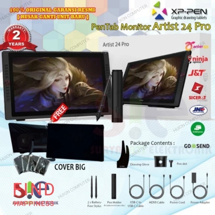 XP Pen Artist 24 PRO Pentablet Display Artist 24 PRO Garansi 2 Tahun