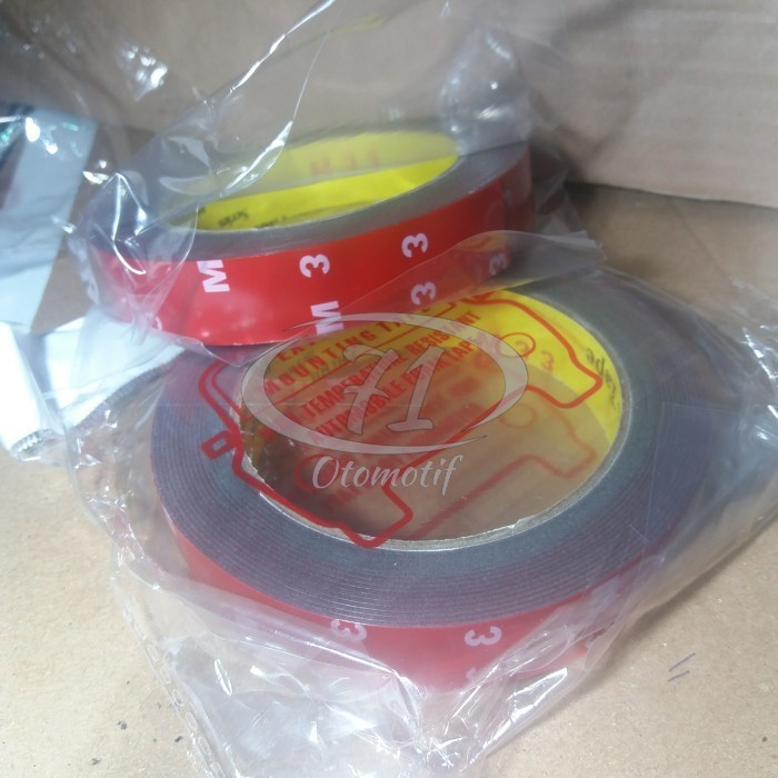 

DOUBLE TIP / DOUBLE TIPE BOLAK BALIK 2 CM X 4METER MERAH TAIWAN