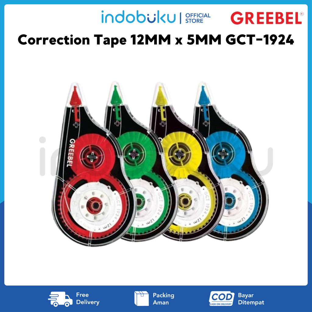 

Correction Tape Greebel 12MM x 5MM GCT-1924