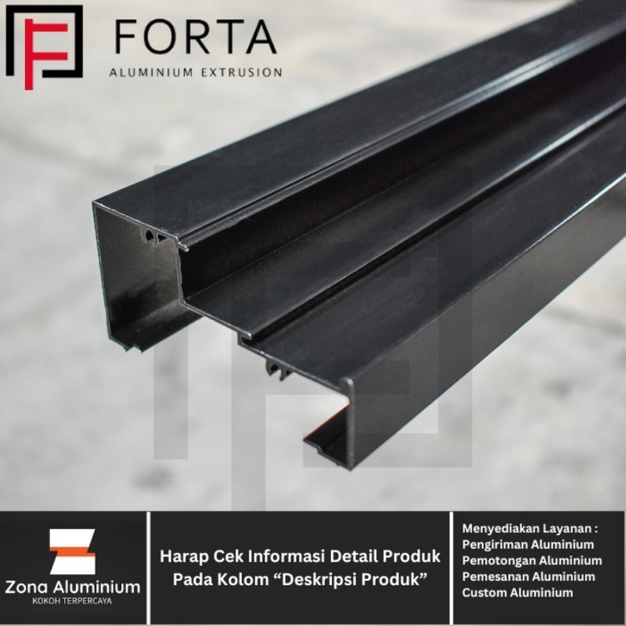 Aluminium FORTA ANODIZING DOFF 60558 Kusen 4 Inch Sekrup