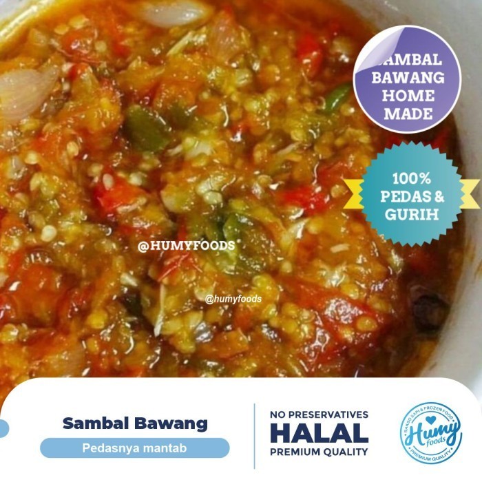 

SAMBAL BAWANG PEDAS MANTAB Homemade Tanpa pengawet