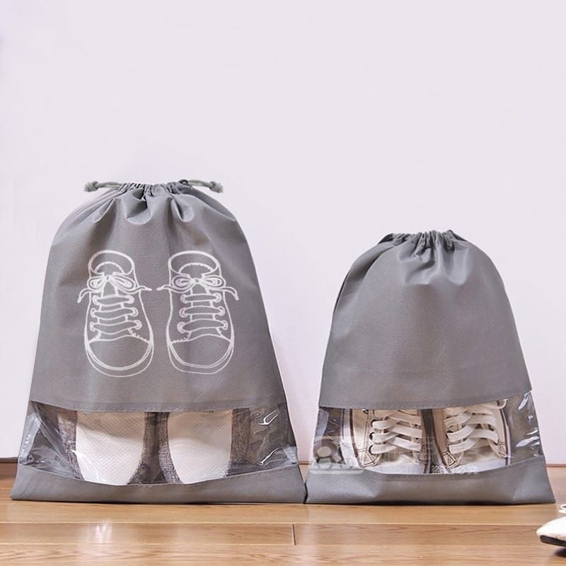 TAS SERUT SEPATU Anti Air Shoes Bag Tempat Penyimpanan Sandal Pouch Traveling