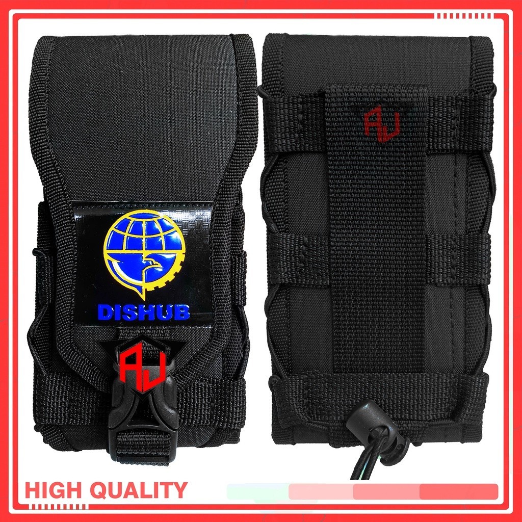 Aj Sarung Hp Dishub Sarung Hp Pinggang Tactical Logo Dishub
