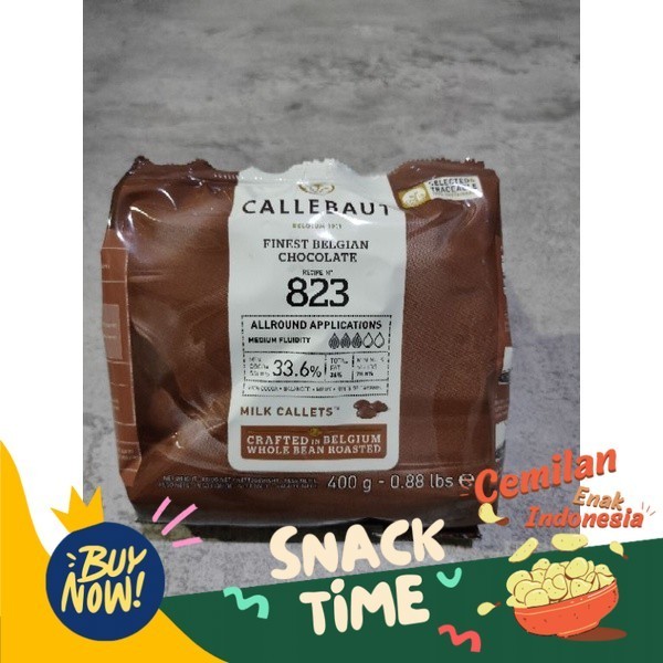 

Special Diskon CALLEBAUT 823 MILK CHOCOLATE 33.6 % - 400 GR