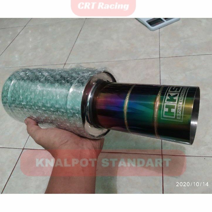 Knalpot mobil racing hks turbo CRT Original