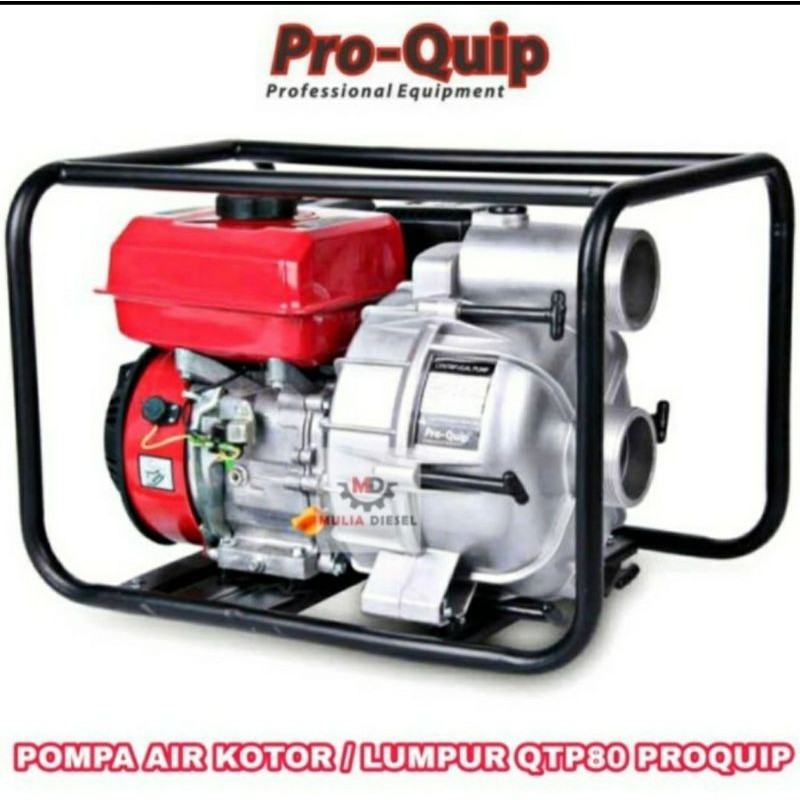 PROMO CUCI GUDANG Mesin Pompa Air Kotor Lumpur Alkon 3 Inch Proquip QTP 80