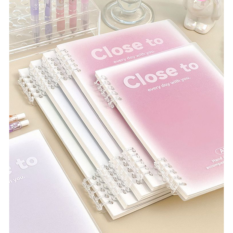 

[Whispers] Winzige Notebook Buku Lucu Binder A5 B5 Notebook Aesthetic Korea Binder Kuliah Buku