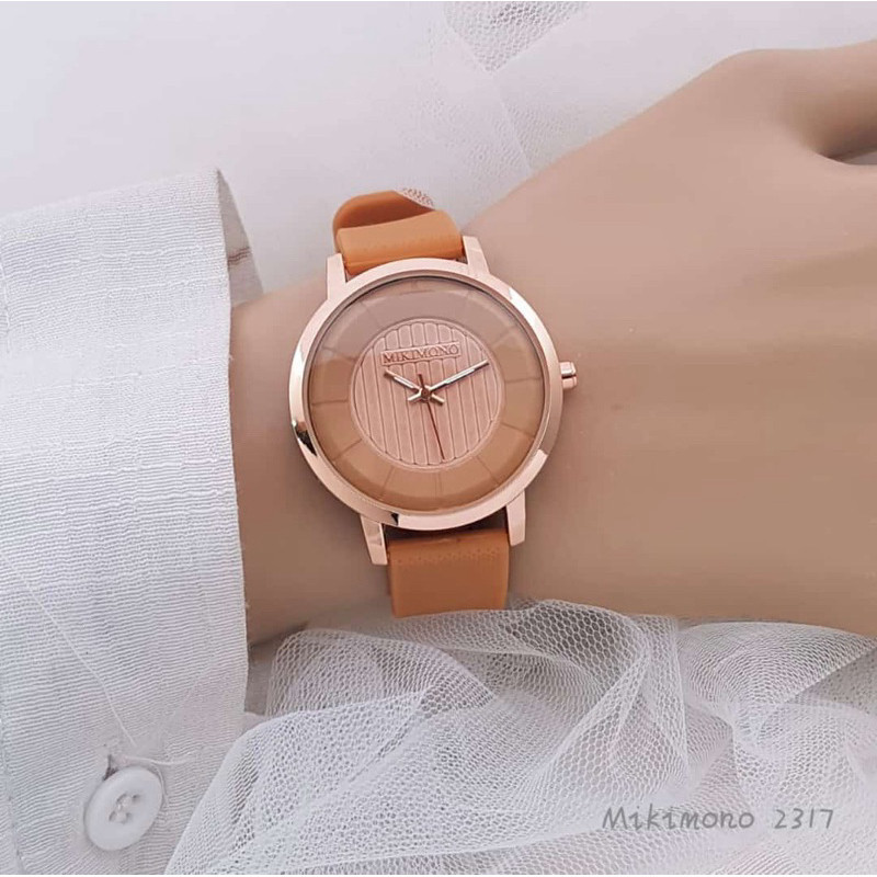ORIGINAL - Jam tangan wanita MIKIMONO Original strap rubber lembut anti iritasi bonus box - FW