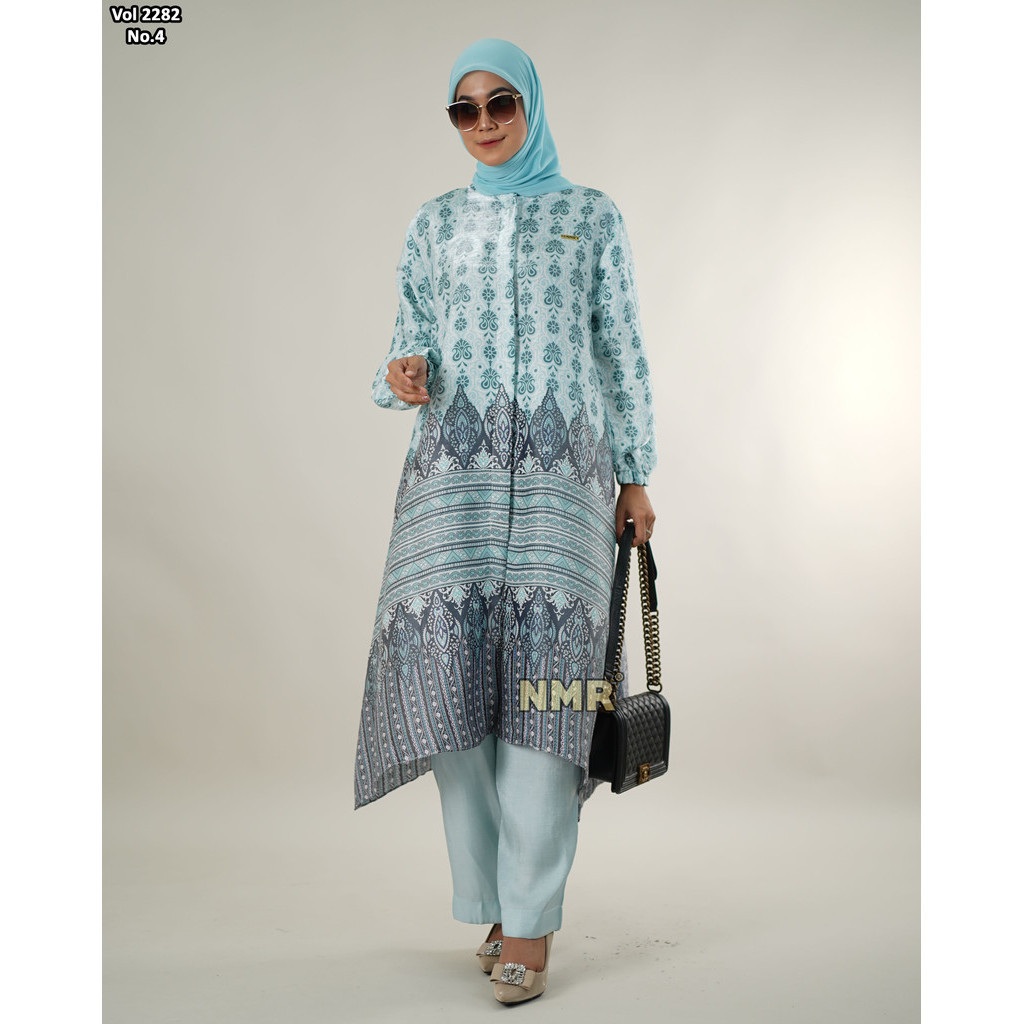 NMR Setelan Kulot Tunik Katun Shimer Vol 2282-4