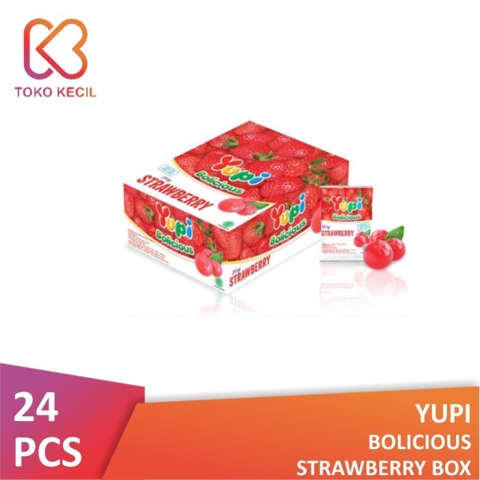 

Yupi Bolicious Strawberry Box (24 Pcs)