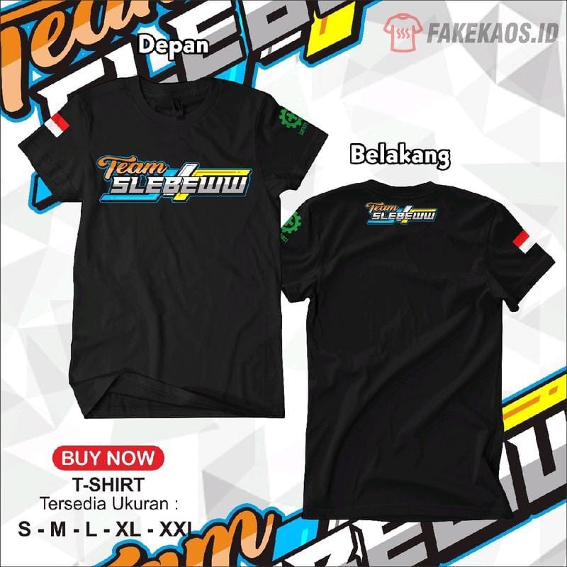 Kaos Kata - Kata Slebeww / Baju Team Slebeww / Kaos Viral