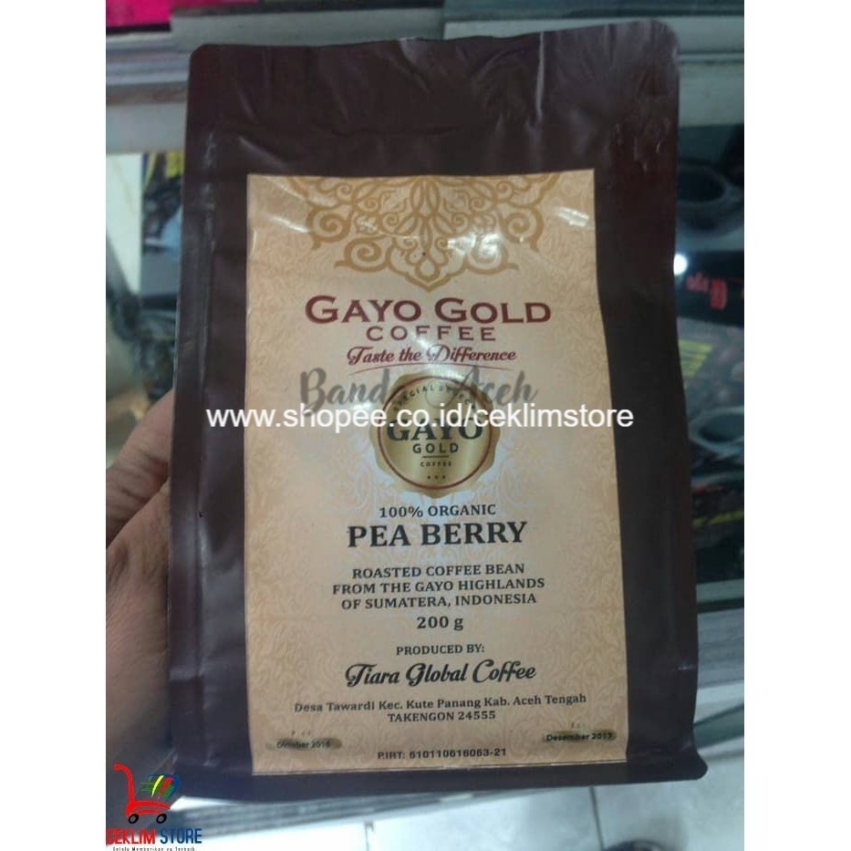 

Kopi Gayo Pie Berry Gayo Gold 200 Gr