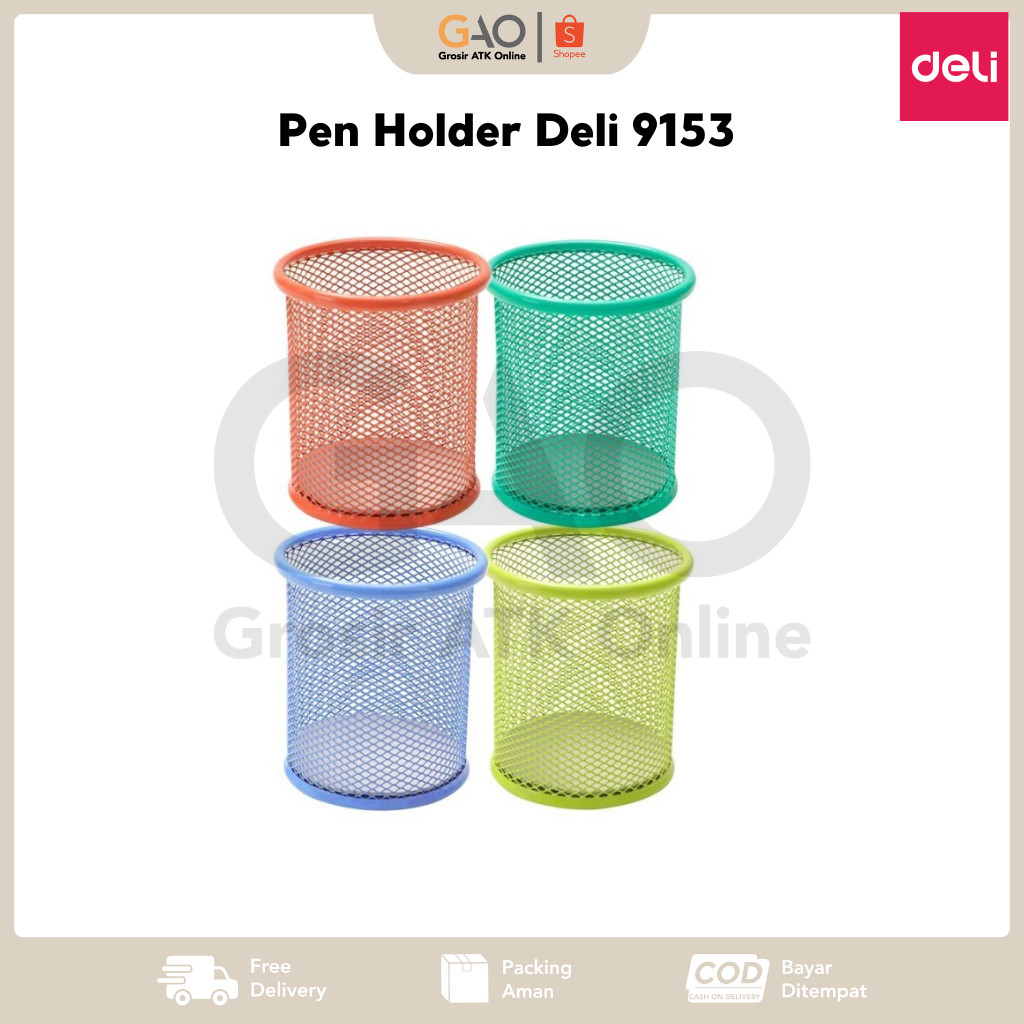

Pen Holder Deli 91mmx98mm 9153 Tempat Pulpen Deli 9153