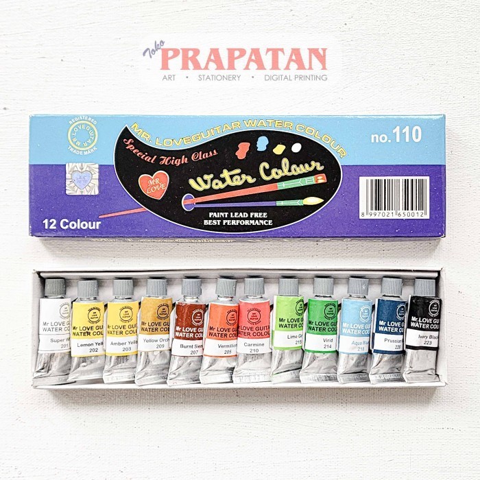 

Loveguitar Watercolor Tube Set 110 | Cat Air Set -YY41