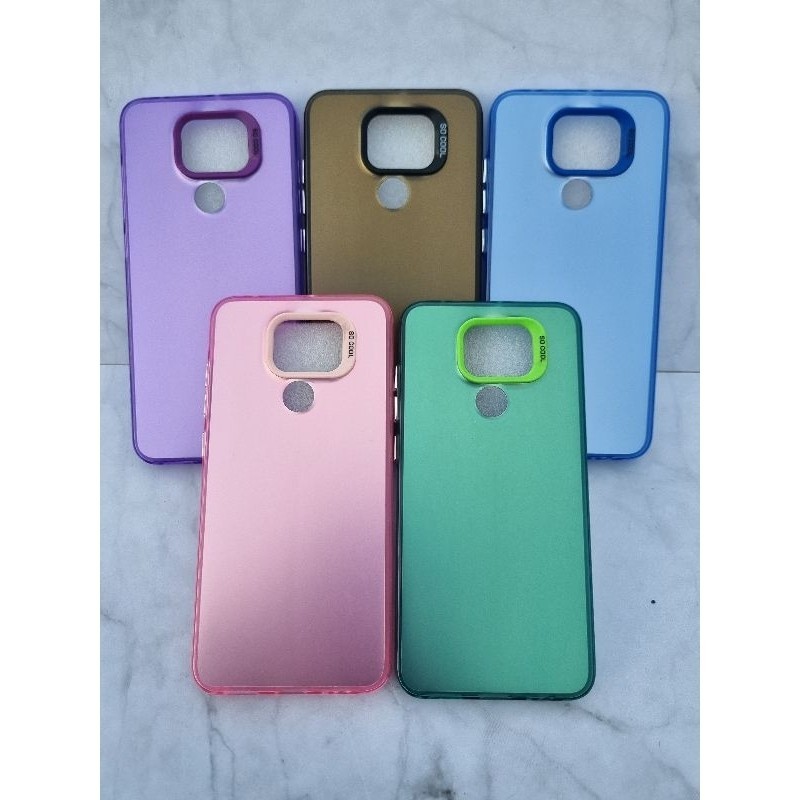 Softcase/HardCase IMD HP REDMI NOTE 9 CASE HYBRID IMD COLOR PLATE HOLOGRAM BAHAN BAGUS