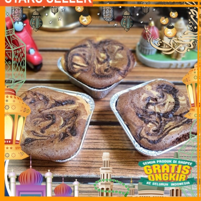 

Marmer Brownise/Cake/ King J Snack