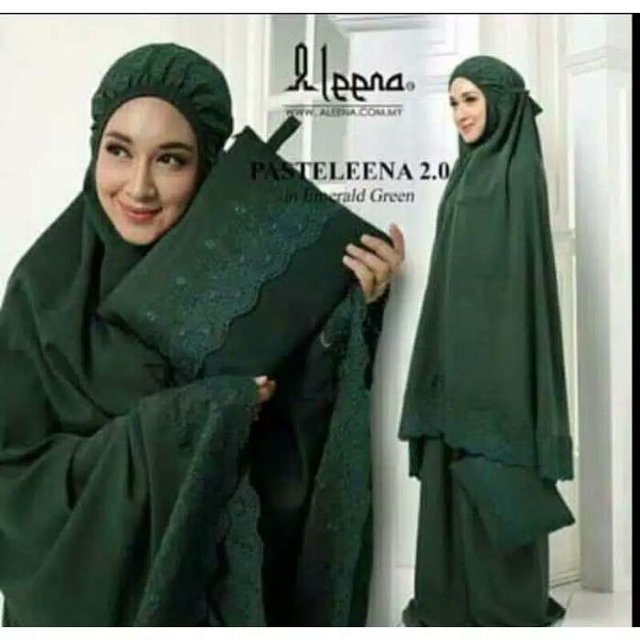 

promosi toko MUKENA KHADIJAH DEWASA GROSIR PAKAI TAS 2 - Emerald Green