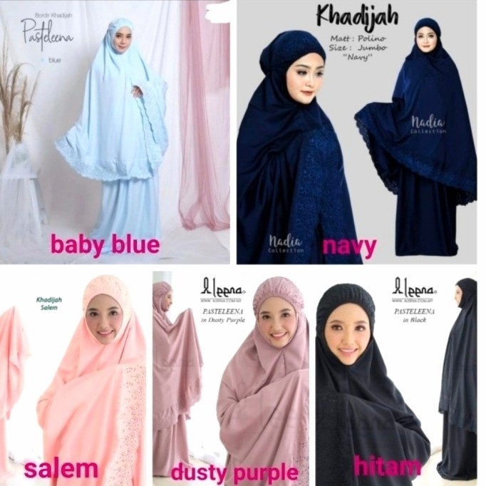 

promosi toko mukena dewasa khadijah katun renda