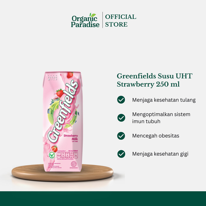 

Susu Greenfields UHT Strawberry 250 ml
