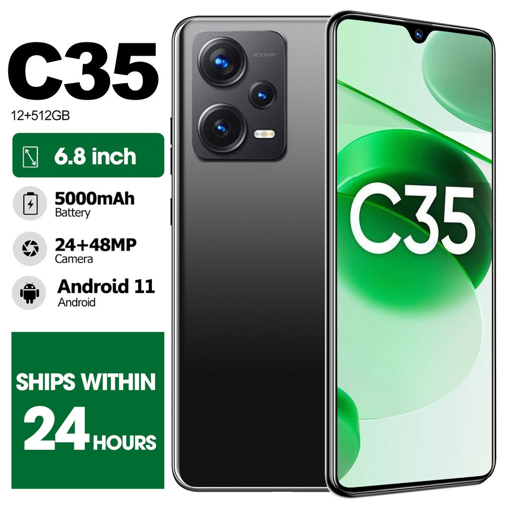 (COD)HP BARU MURAH PROMO C35 12+512 GB 7.5 INCH