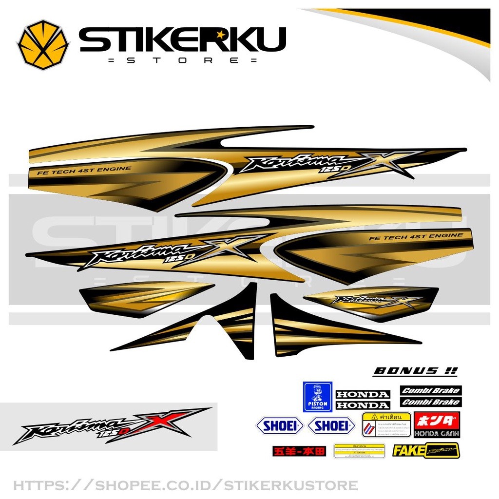 STRIPING KARISMA 125 D / STIKER KARISMA 125 D / STICKER KARISMA 125 D / SETIKER KARISMA 125 D / STIP