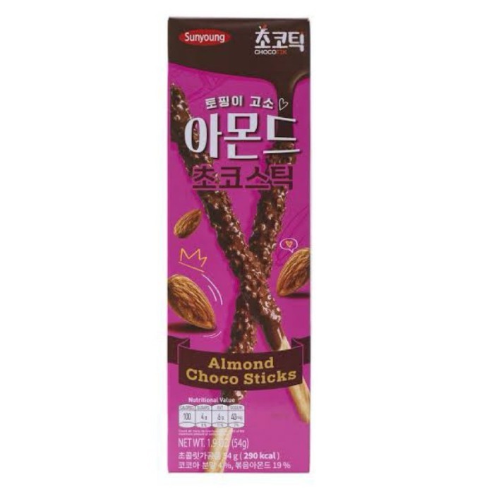 

Sunyoung Almond Choco Stick 54 gr