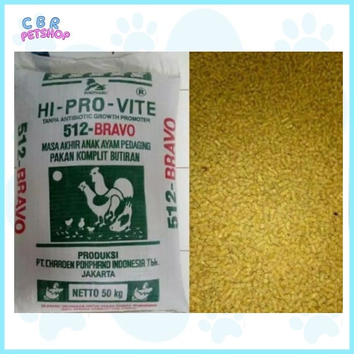 Pakan Makanan Ayam Unggas Pedaging Pur Voer 511 Repack 1 kg - 511