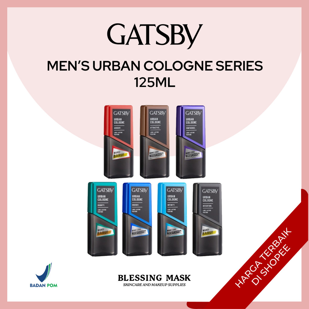 GATSBY Urban Cologne 125mL | Longlasting Perfume Pria