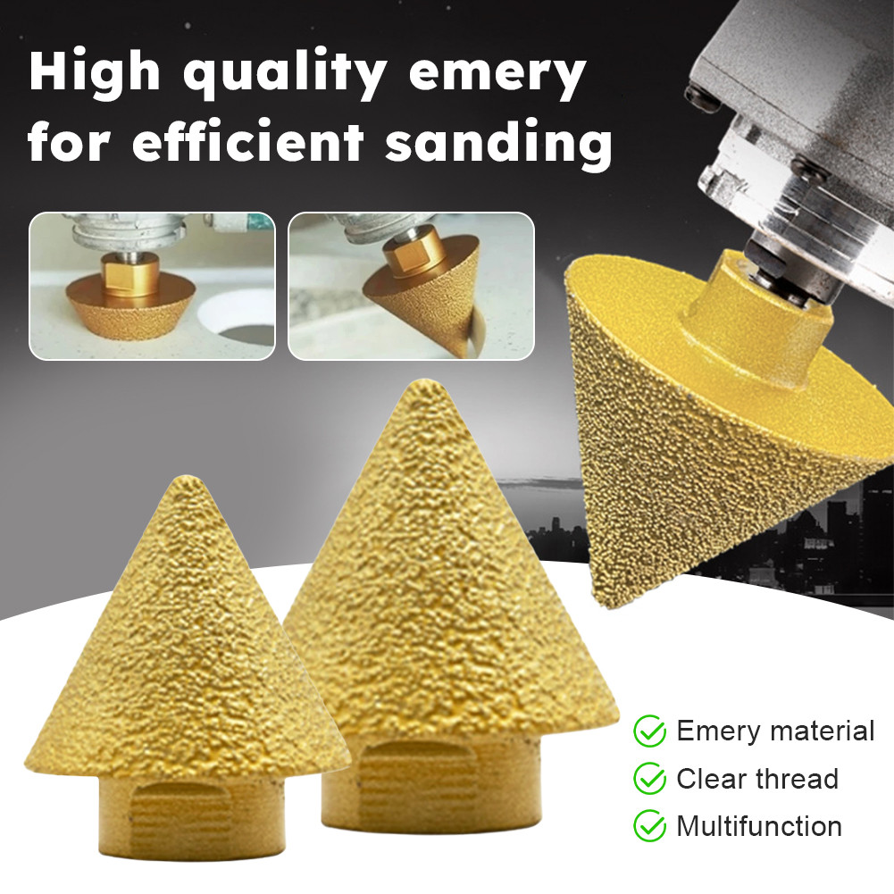 38mm / 50mm Multi Fungsi Diamond Chamfer Countersink Bits Mill Tile Cutter Pemotong Sudut Penggiling