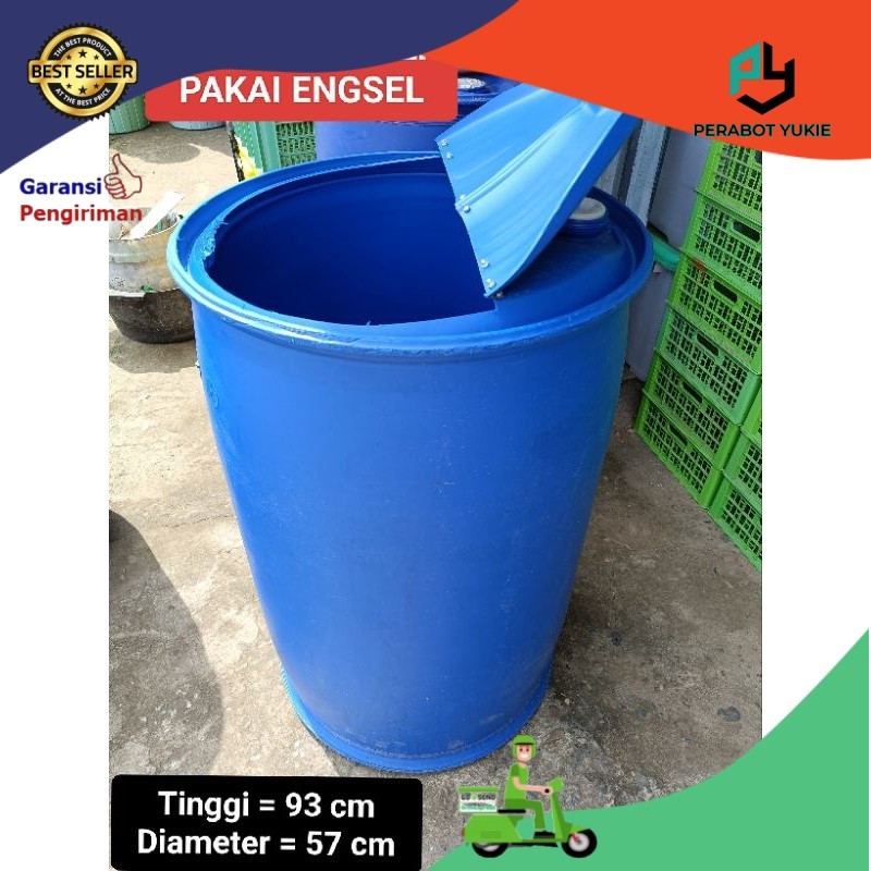 PY DRUM PLASTIK BEKAS / PENAMPUNG AIR