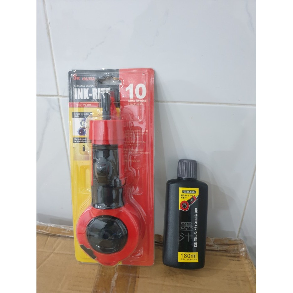 

[BIG SALE] 1 Set Sipatan dan Tinta 20 Meter / Marking Tools set Sipatan+Tinta