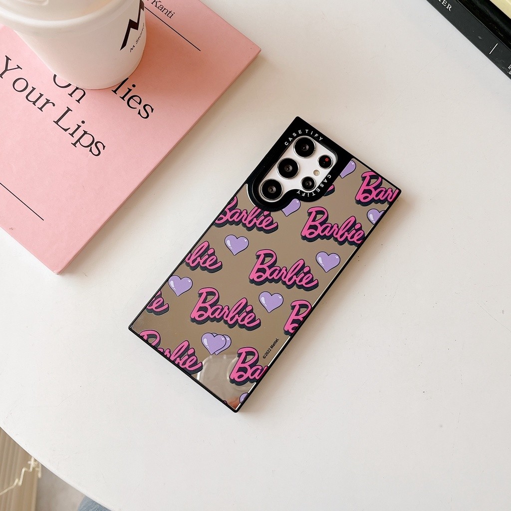 γ Barbie Mirror Hard Casetify Phone Case for Samsung Galaxy S23 S24 S25 Ultra Plus