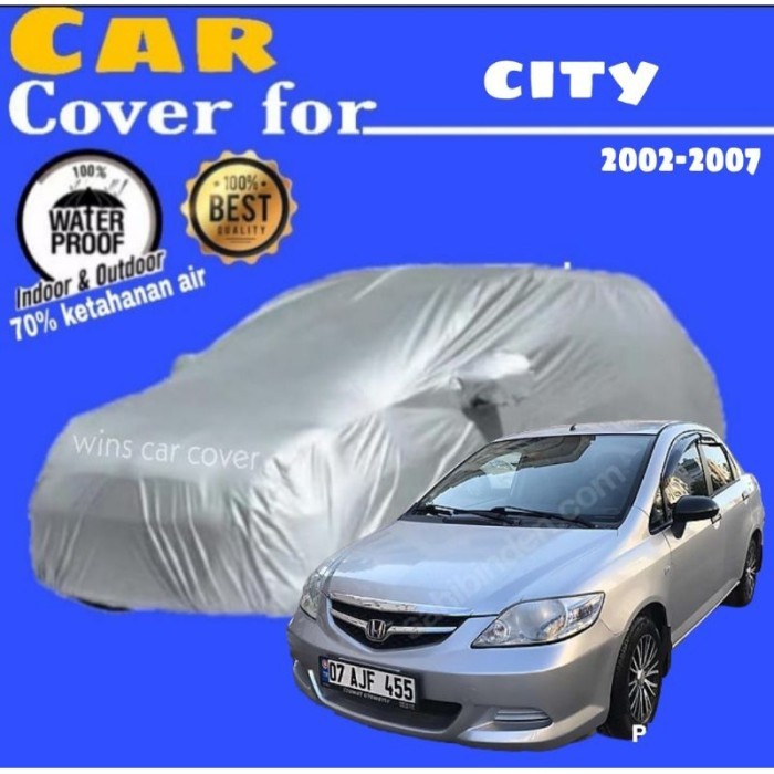 PART sarung mobil honda city 2002-2007 - SILVER, CITY 2002-2007