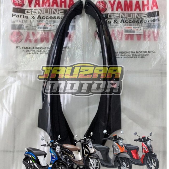 COVER UNDER MOLE DEK BAWAH FINO FI 125 GRANDE BJ8-F8395-00 BJ8-F837D-0 - hitam (P2)