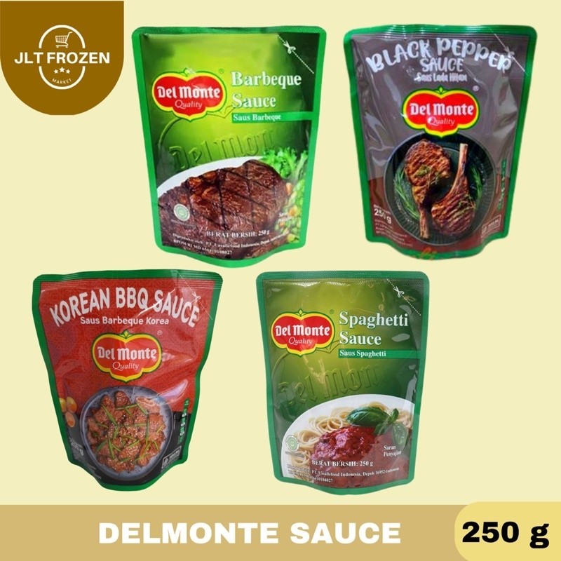 

Delmonte Sauce 250 GR (Barberque BBQ / Korean BBQ / Black Pepper / Spaghetti )