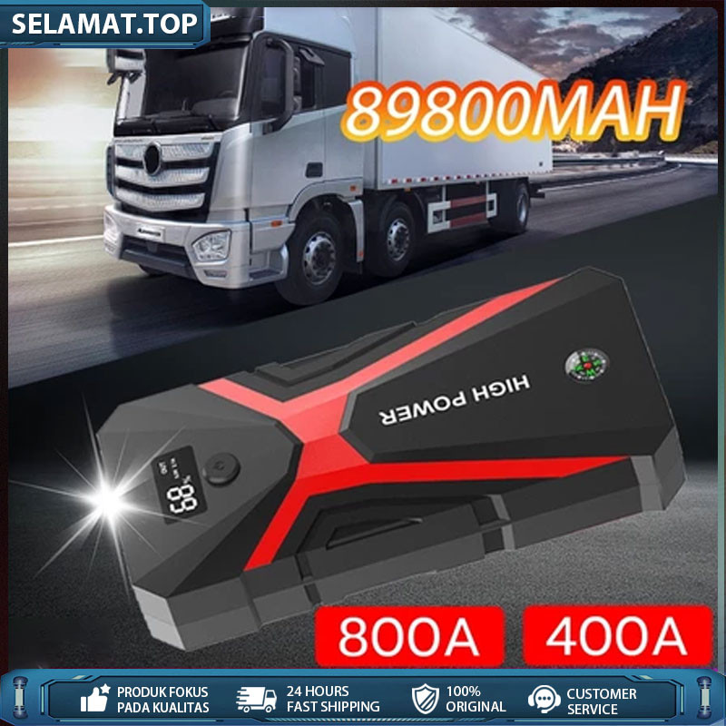 Jump Starter Aki Mobil Motor Power Bank 89800mah Jumper Aki Jump Starter Aki Mobil Motor PowerBank A
