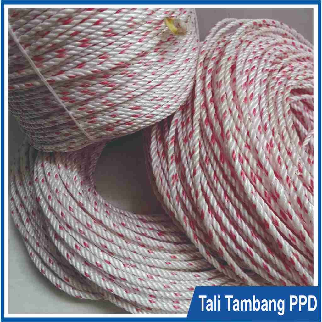 

[10 METER] TALI TAMBANG PPD 4 5 6 MM / TALI IKAT SERBAGUNA BAHAN PLASTIK PPD ULET KUAT HARGA PER 10 METER