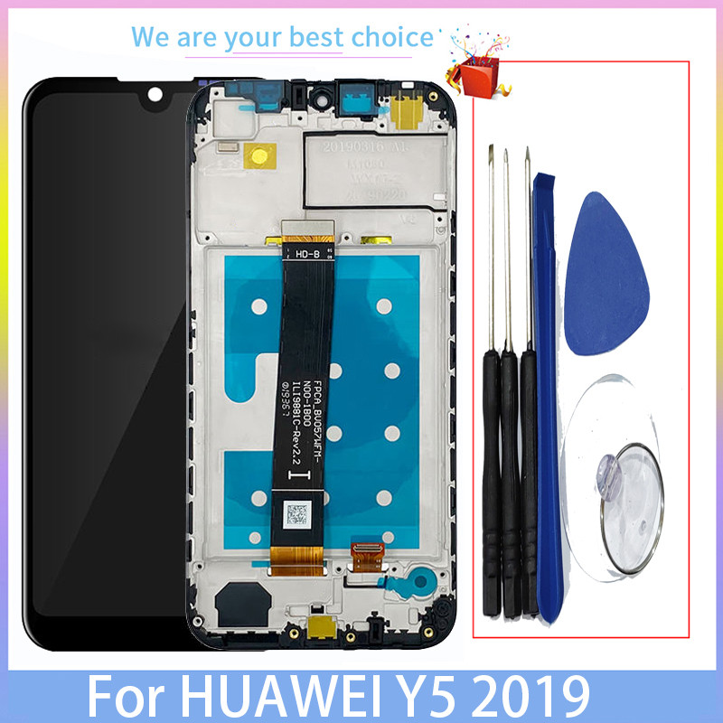 For Huawei Y5 2019 Original LCD Display With Frame Touch Screen AMN-LX9 LX1 LX2 LX3 Panel Digitizer 