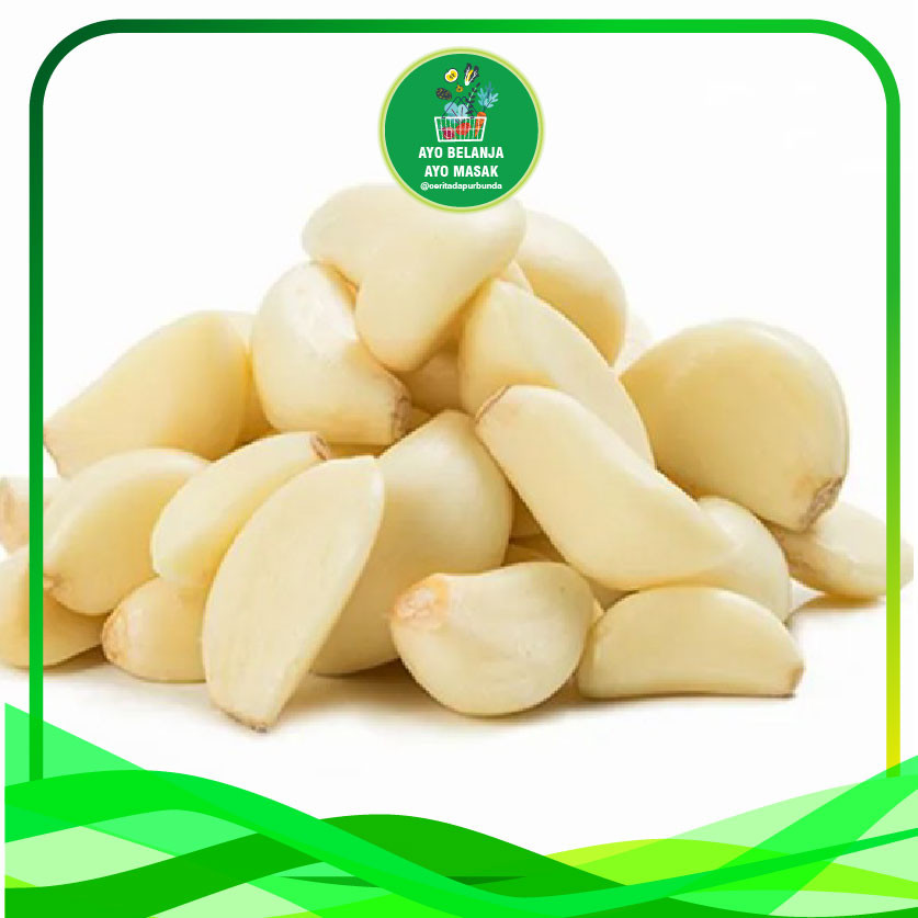 

Bawang Putih KUPAS (MINIPACK) per 100 gram