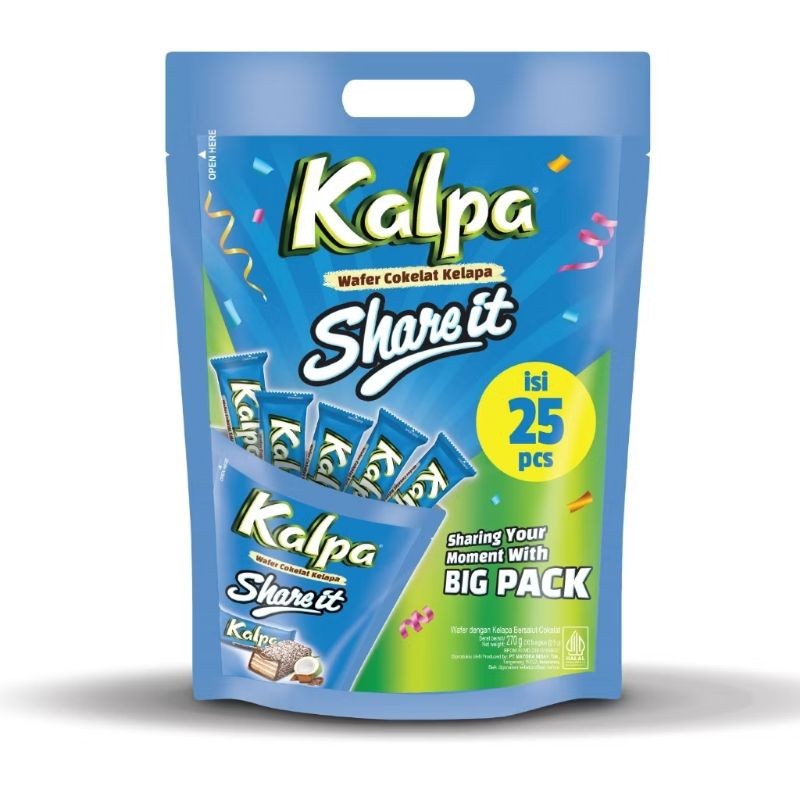 

KALPA W.COKELAT KLP SHARE IT 25'S