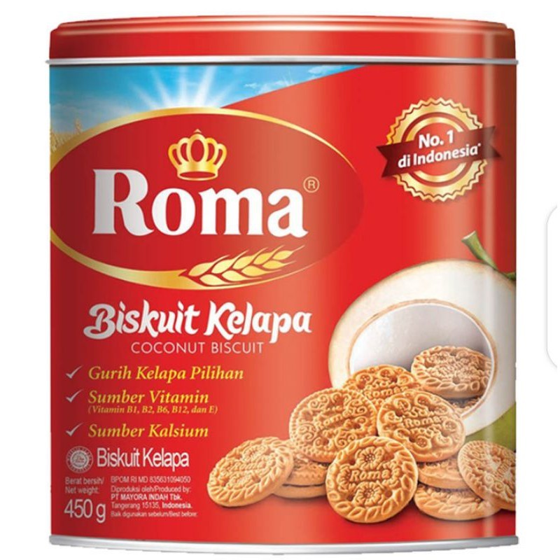 

roma biscuit kelapa klg