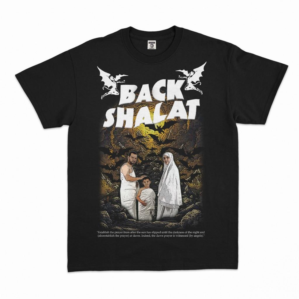 [HOT]KAOS | TSHIRT | BAND |  BLACK SABBATH | BACK SHALAT | PARODY |Riseparty Tshirt unisex cotton ka